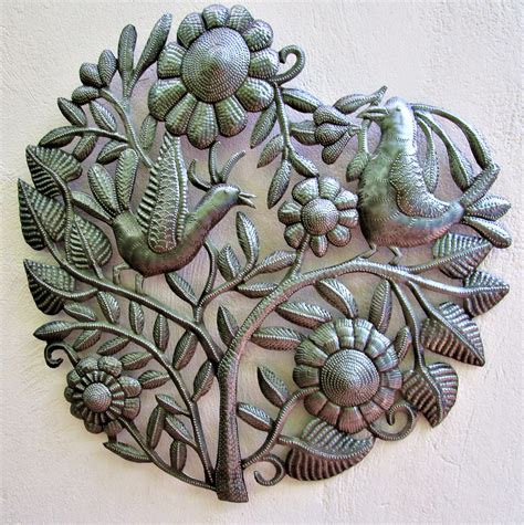 METAL TREE BIRDS Metal Wall Art Metal Wall Decor 23 X - Etsy