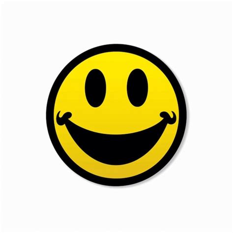 Premium Photo | Line design smile face vector logo on black and white background