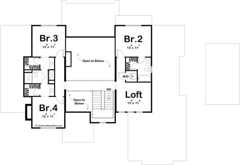 4 Bedroom Modern Farmhouse Style House Plan with Sun Room an