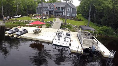 Incredible EZ Dock Floating Dock Set Up - YouTube