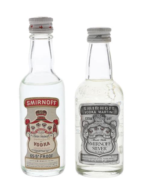 Smirnoff Red & Silver Label - Lot 88024 - Buy/Sell Vodka Online