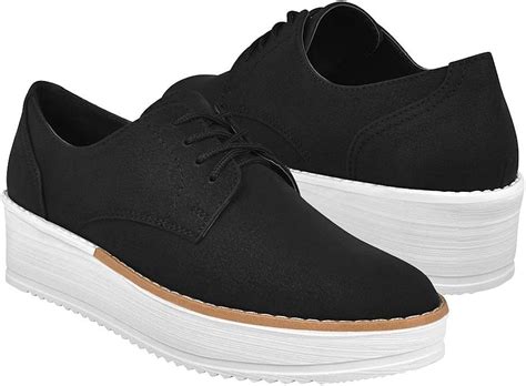 Amazon.com | STYLO Women's Casual Shoes 13415 Black, Black, 8.5 US | Shoes