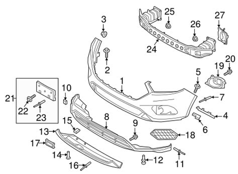 Ford Escape Front End Parts Diagram