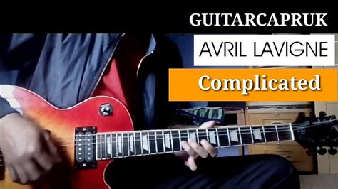 Avril Lavigne - Complicated (guitar cover) instrumental - YouTube