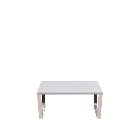 Marble Rectangular Coffee Table White / White Marble Coffee Table Rectangular with Storage Shelf ...