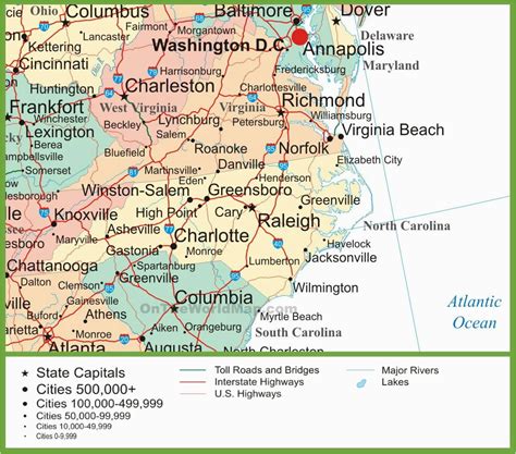 Map Of north Carolina Coastal Cities | secretmuseum