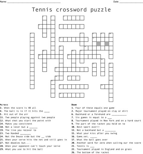 Tennis Terms Word Search - Letter Words Unleashed - Exploring The Beauty Of Language