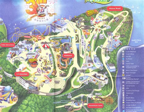 Ocean Park - 2012 Park Map