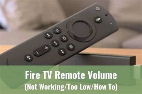 Volume Not Working Firestick Remote (2024)