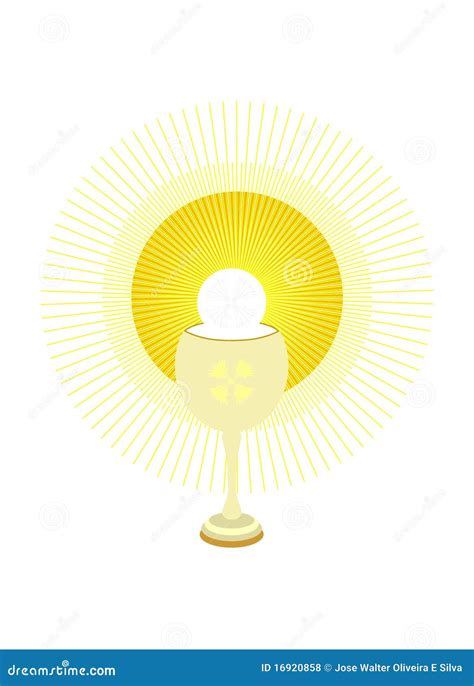 Host And Chalice Vector Illustration | CartoonDealer.com #13765716