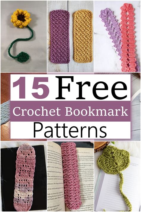 15 Crochet Bookmark Patterns Free - All Crochet Pattern