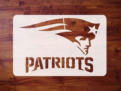 Mylar Stencil New England Patriots Logo Airbrush Paint | Etsy