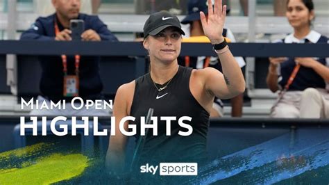 Paula Badosa vs Aryna Sabalenka | Miami Open highlights | Tennis News ...