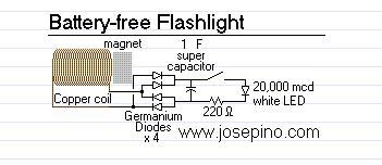 Battery-free Flashlights - LED_and_Light_Circuit - Circuit Diagram - SeekIC.com