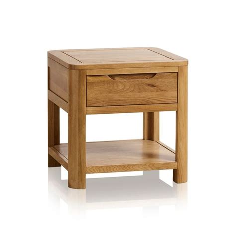 Oak Side Table with Drawer | Romsey | Oak Furnitureland | Oak side ...