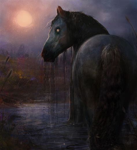 ART EMPIRE Fantasy Horses, Fantasy Beasts, Dark Fantasy Art, Dark Art, Mythical Creatures Art ...