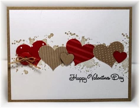 Valentine's Day Card with Hearts: February 2015