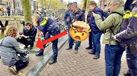 Amazing Find Magnet Fishing Find In Amsterdam (Police First!) - Mindovermetal English