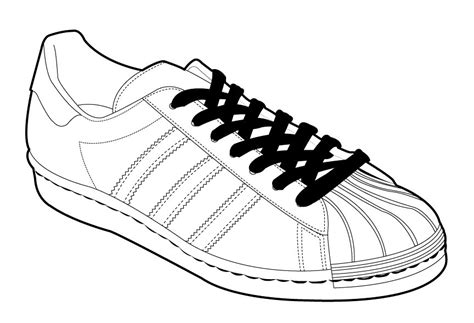 Adidas Shoes Drawing Coloring Pages