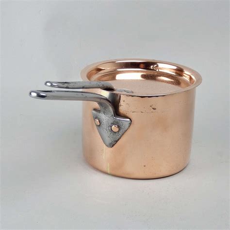 Victorian copper saucepan in Antique Copperware