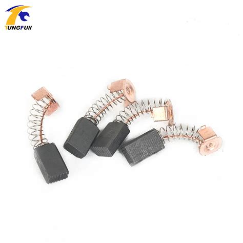 TUNGFULL 4Pcs Mini Drill Electric Grinder Replacement Carbon Brushes Spare Parts Electric Motors ...