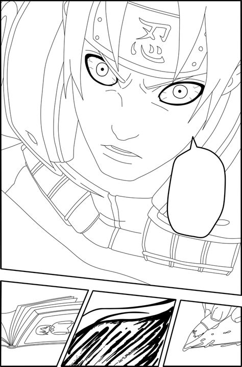 Naruto 518 12 Sai LineArt by NaziUK on DeviantArt