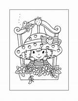 Strawberry Shortcake Coloring Pages For Kids Learning sketch template