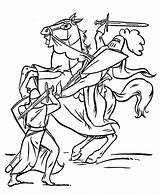 BlueBonkers  Medieval Knights In Armor Coloring Sheets Doing sketch template