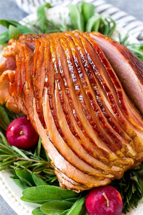 Crock Pot Ham with Brown Sugar Glaze - Dinner at the Zoo