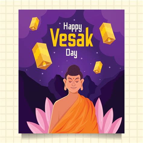 Vesak Day Celebration 7284804 Vector Art at Vecteezy