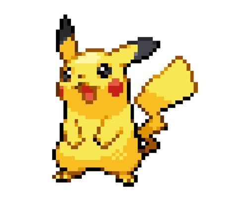 pixel art pikachu gif | WiffleGif