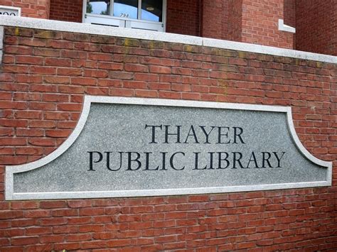 Celebrating 150 Years Of Braintree's Thayer Public Library | Braintree ...