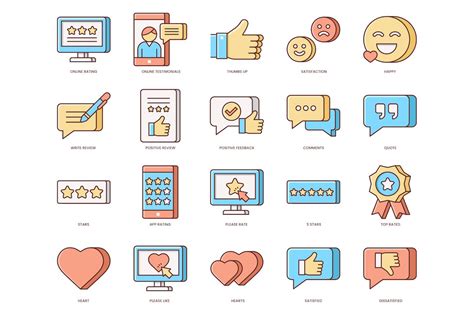 55 Customer Feedback Icons - Design Cuts