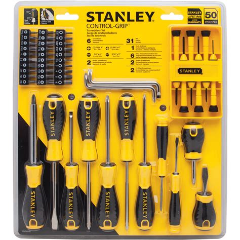 Stanley STHT66585 50pc Control Grip Screwdriver Set - Walmart.com