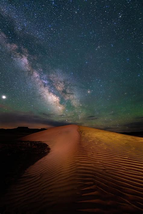 Utah Sand Dunes and Milky Way Photograph by Michael Ash - Fine Art America