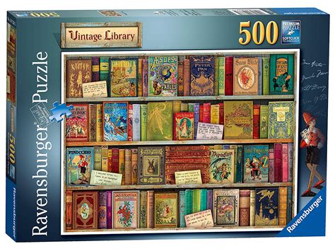 Ravensburger Vintage Library 500 Piece Jigsaw Puzzle for Adults & for Kids Age 10 and Up – TopToy