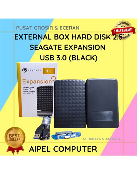 BOXS | EXTERNAL BOX HARD DISK 2.5 SEAGATE EXPANSION USB 3.0 ( BLACK ...