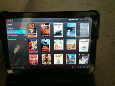 Kindle books on tablet | Both paid and free Kindle books are… | Flickr