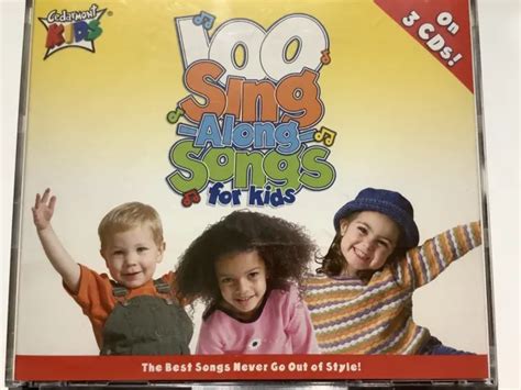 CEDARMONT KIDS 100 Sing-Along Songs For Kids On CDs With Lyrics $9.95 ...