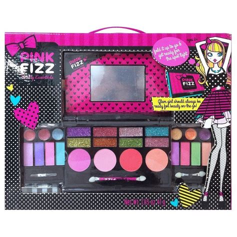 Pink Fizz Girls Makeup Deluxe Palette Mirror EyeShadow Lip Gloss Kids Set New | eBay