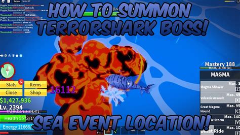 How To Summon Terror Shark Raid Boss! (SEA EVENT!) | Blox Fruits Update 20 Roblox Guide - YouTube