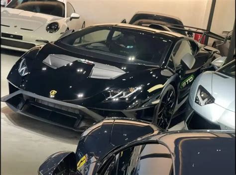 Mbappé Acquires Lamborghini Huracán STO Black Supercar Worth Over Half a Million Dollars