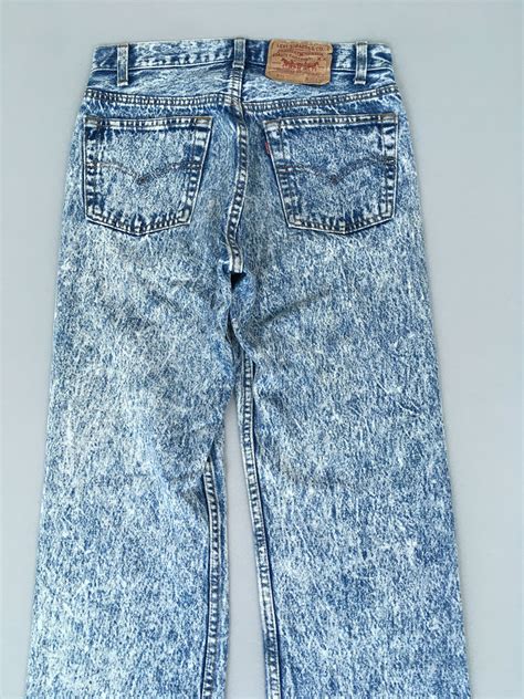 Size 27 Vintage Levis 501 Acid Wash Jeans High Waisted 80s | Etsy