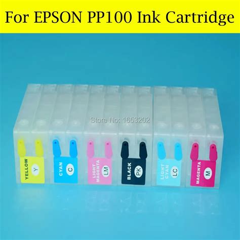 Aliexpress.com : Buy Empty PP 100 Ink Cartridge With Chip Resetter For ...