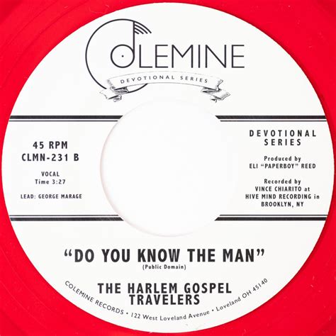 Do You Know The Man? | The Harlem Gospel Travelers