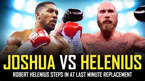 Anthony Joshua vs Robert Helenius: FightBreakdown/Predictions: #SouthernTea #TWT - YouTube