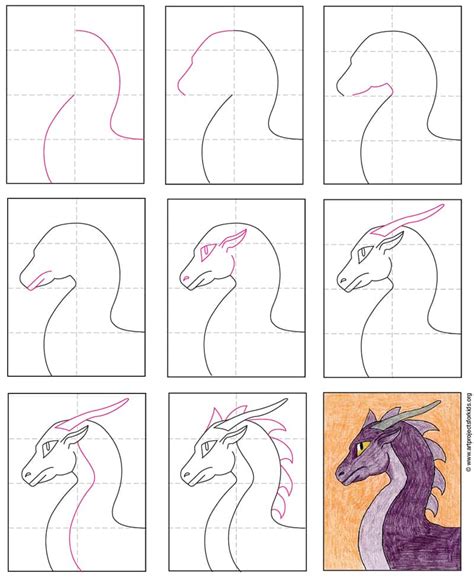 How To Draw Dragon Heads Step By - Internaljapan9