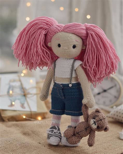 Crochet doll | Crochet toys, Knitted toys, Handmade plushies