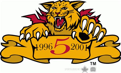 Moncton Wildcats Logo - Anniversary Logo - Quebec Maritime Jr Hockey League (QMJHL) - Chris ...