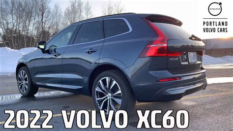 2022 Volvo XC60 in Denim Blue / Walkaround with Heather - YouTube